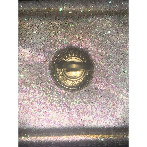 Arc de Triomphe Made Poland Blown Glass Christmas Ornament 2.25" Glittery Gold - Picture 3 of 10